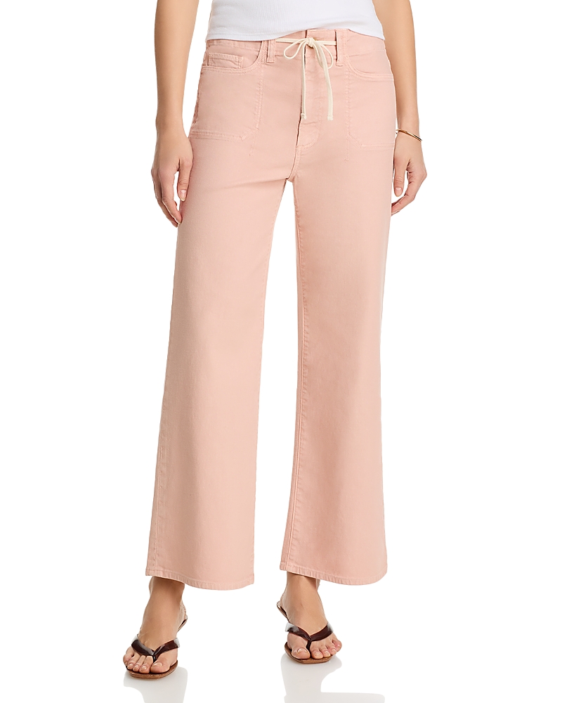 Paige Ari High Rise Wide Leg Weekender Jeans in Vintage Sunset Peach