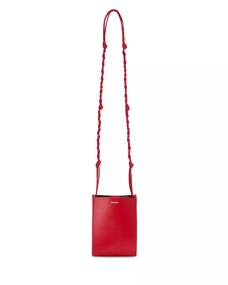 Jil Sander Tangle Leather Shoulder Bag