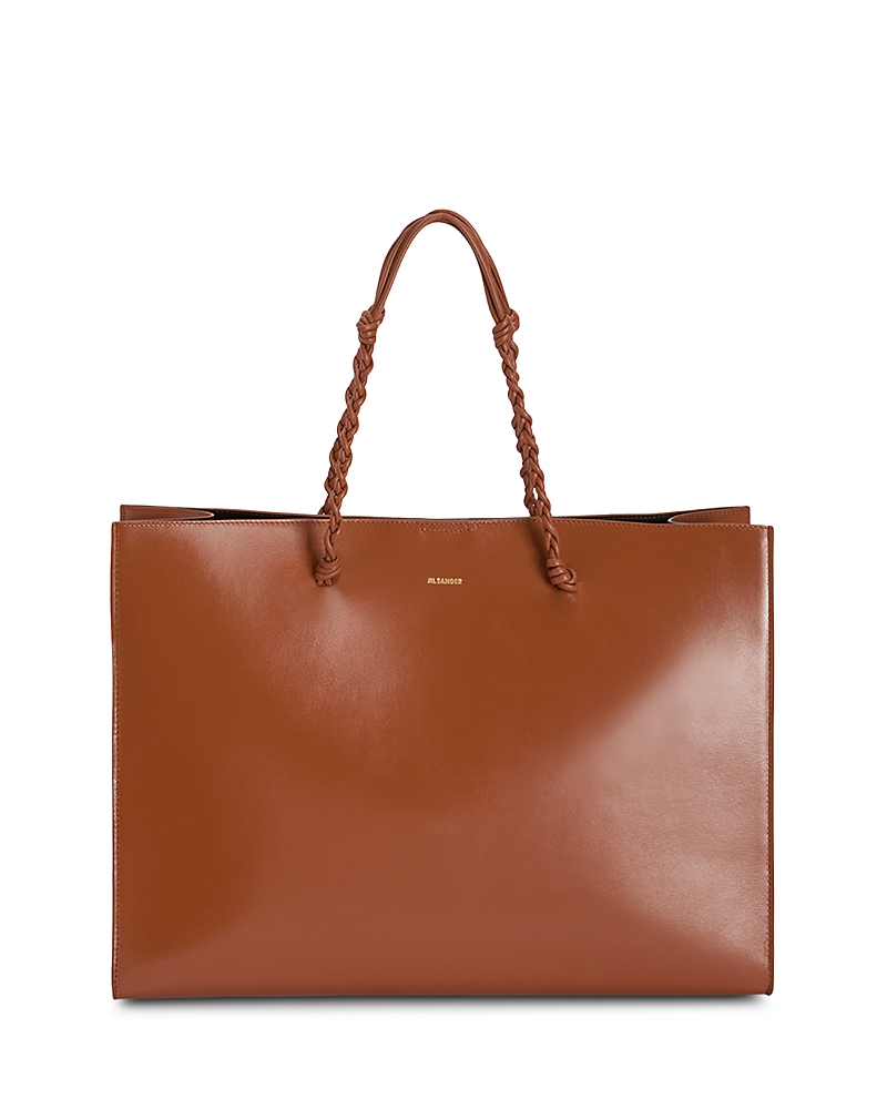 Jil Sander Tangle Large Leather Tote Bag