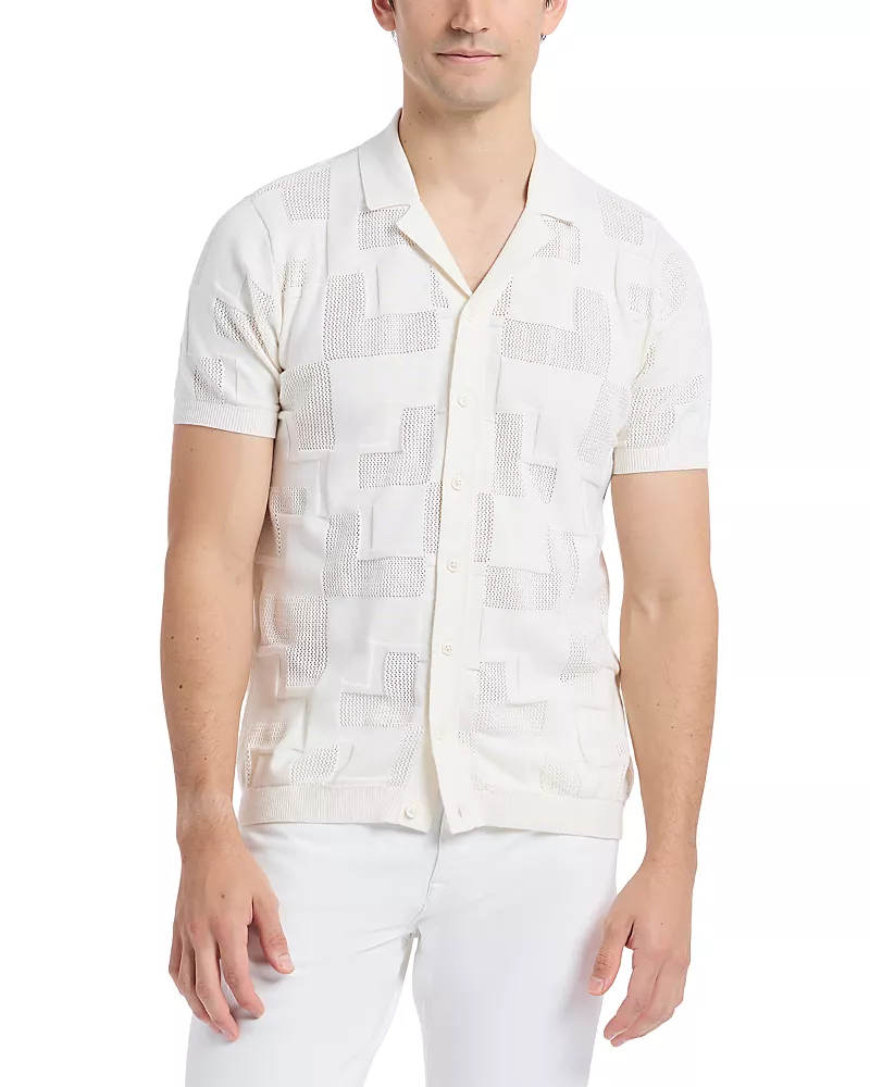 Robert Graham Drayford Short Sleeve Sweater