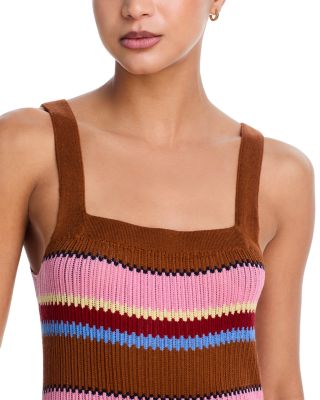 Striped Ribbed Dress