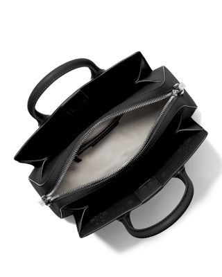 Laila Small Flower Cutout Leather Satchel 