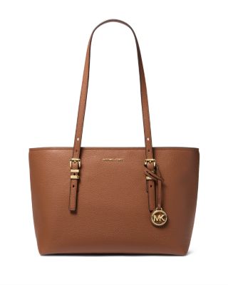 Quinn Medium Pebbled Leather Tote Bag