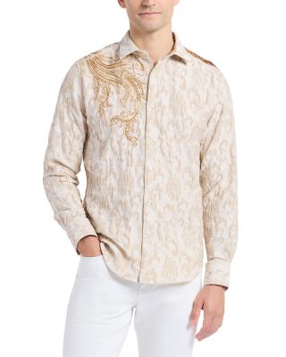Pure Confidence Printed Long Sleeve Woven Shirt