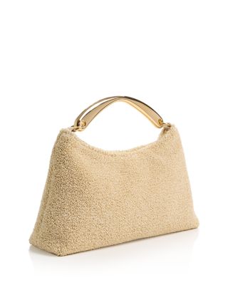 Rhea Metal Top Handle Bag