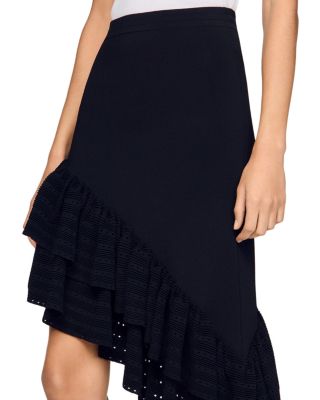 Chiara Asymmetrical Knit Skirt