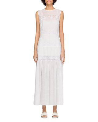 Crepon Maxi Dress