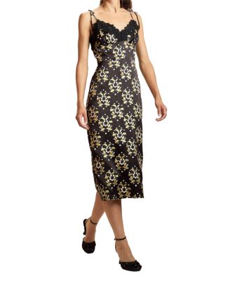  Silk Lace Slip Dress