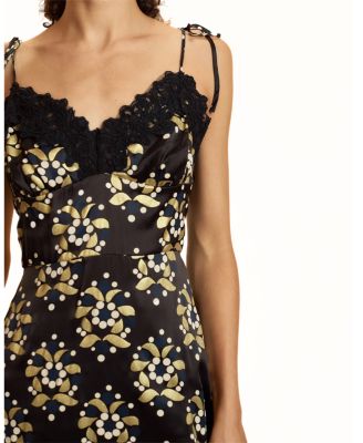  Silk Lace Slip Dress