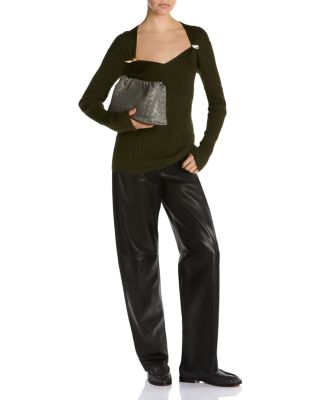 Dustbag Intrecciato Leather Shoulder Bag