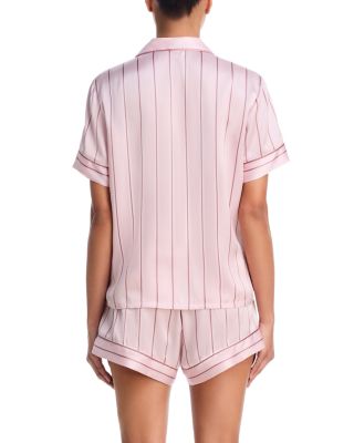 Inez Printed Washable Silk Short Pajama Set