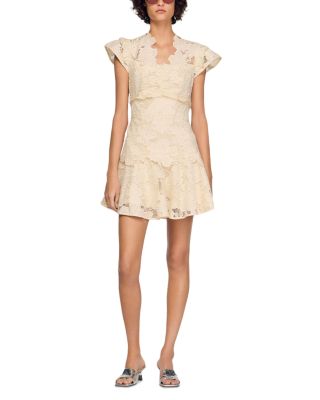 Lyrella Guipure Mini Dress