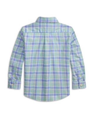Boys' Plaid Performance Oxford Shirt - Big Kid, Little Kid