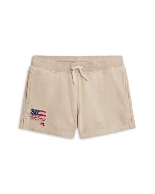 Polo Ralph Lauren Girls' Flag Terry Shorts - Big Kid