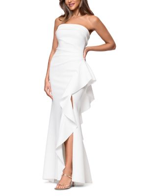 Scuba Strapless Gown - Exclusive