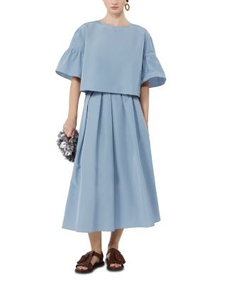 Wkdformica Taffeta Midi Skirt