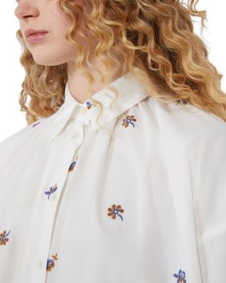 Wkdbutterfly Embroidered Poplin Shirt
