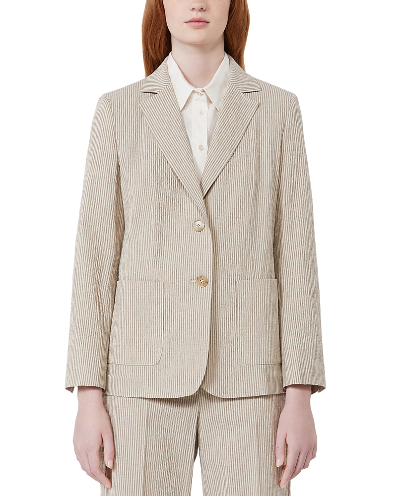 Weekend Max Mara Wkdaletta Seersucker Blazer