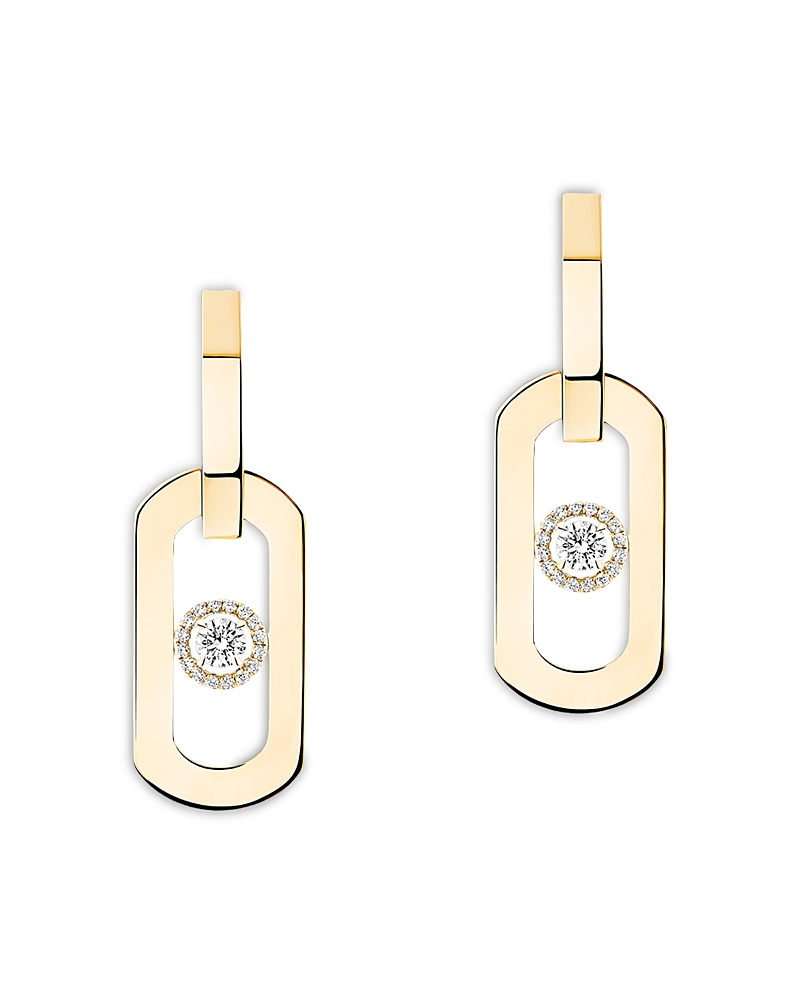 Messika 18K Yellow Gold So Move Diamond Drop Earrings