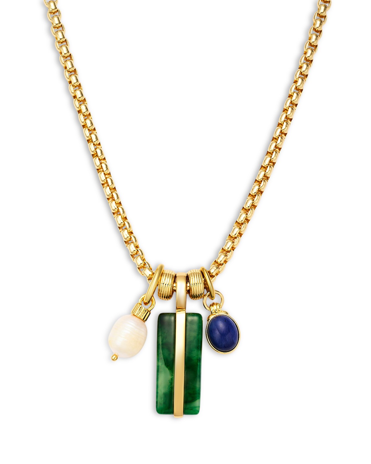 The Stone Bar Pendant Necklace, 27"