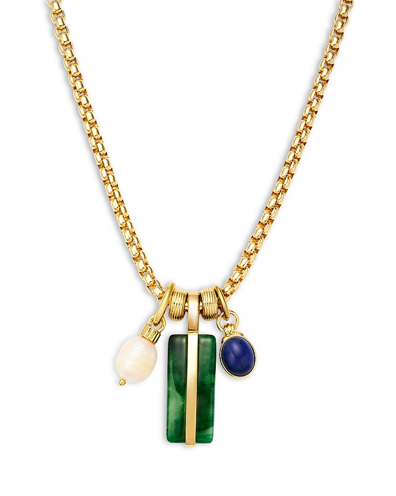 Roxanne Assoulin The Stone Bar Pendant Necklace, 27