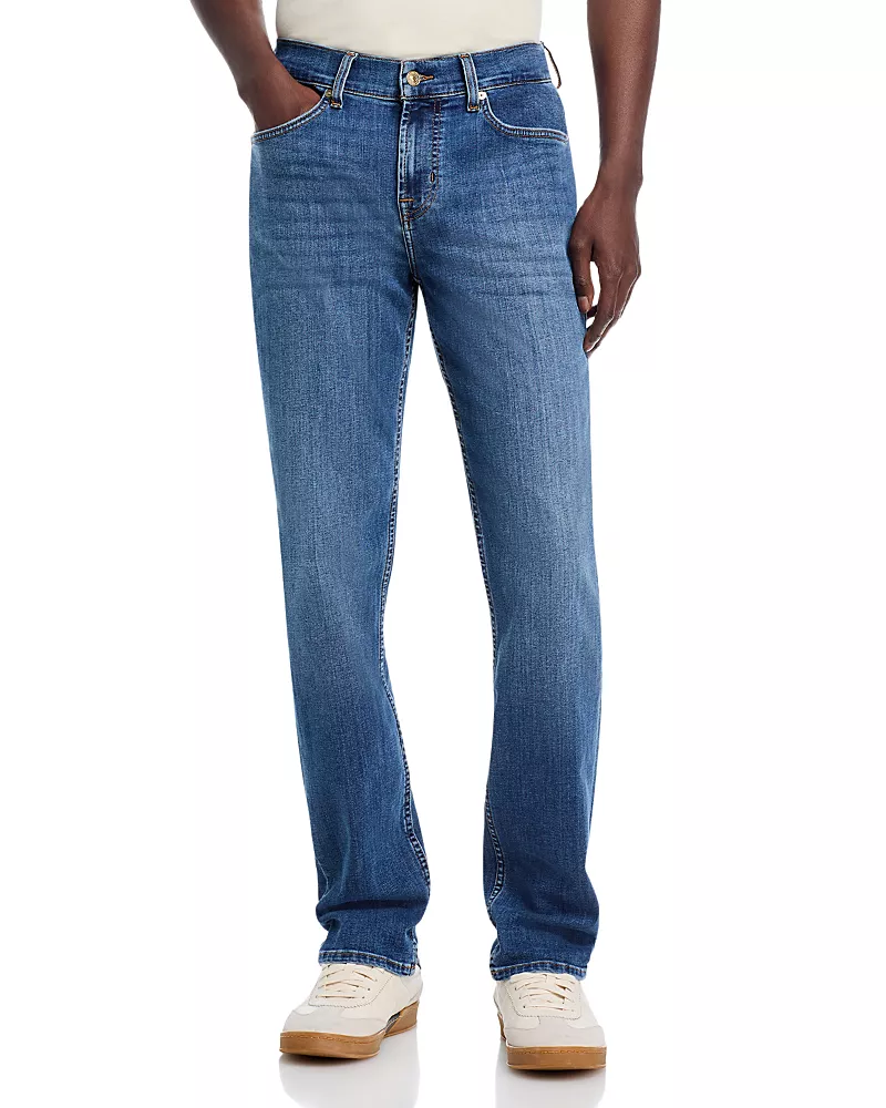 7 For All Mankind Slimmy Slim Straight Fit Jeans in Brink