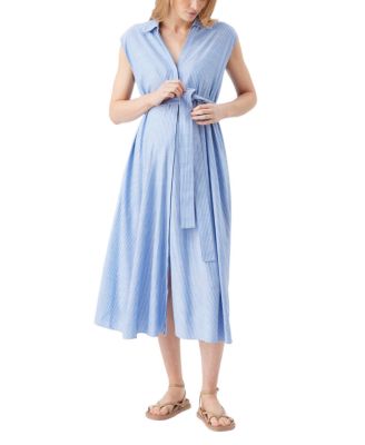  Abby Stripe Shirt Dress