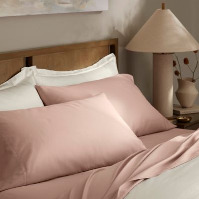 Percale Hemmed Sheet Set, Queen