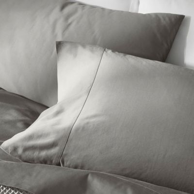 Percale Hemmed Sheet Set, Queen