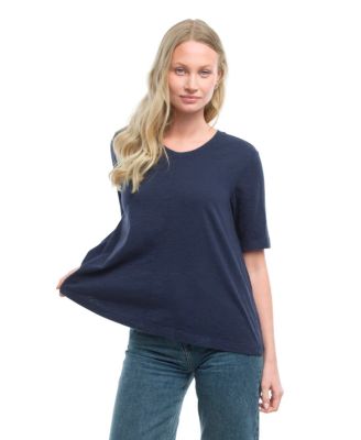  Elbow Sleeve Trapeze Top