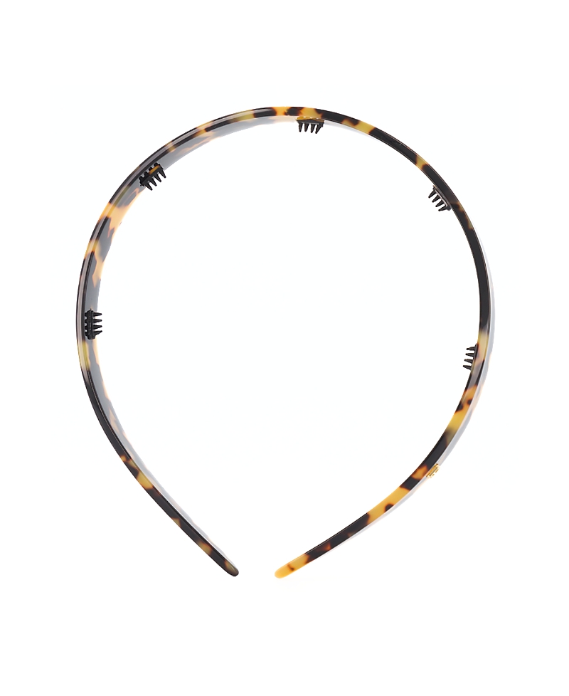 Alexandre De Paris Plaisance Acetate Headband In Brown