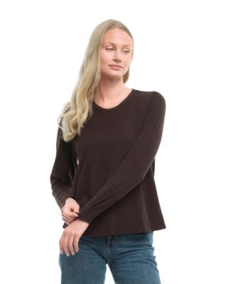 Long Sleeve Baby Fit Shrunken Crew Tee