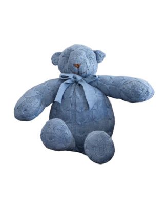  Cable Knit Teddy Bear Plush