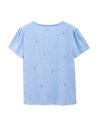 Sweet Embroidered Puff Tee