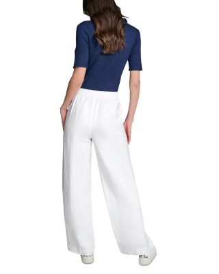 Linen Viscose Drawstring Pants