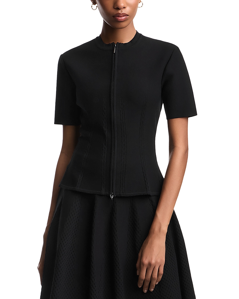 Emporio Armani Short Sleeve Knit Jacket