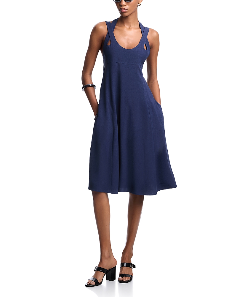 Emporio Armani Fluid Jacquard Dress
