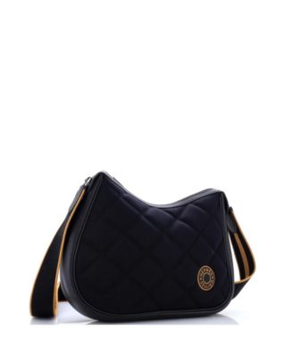 Horseback Shoulder Bag Woolycot Canvas and Leather