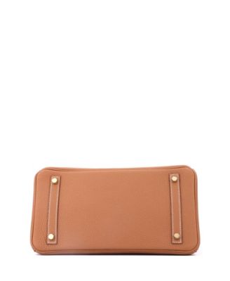 Birkin 30 Handbag Brown Togo with Gold Hardware