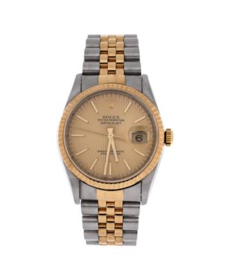  Oyster Perpetual Datejust Automatic Watch in Stainless Steel and Gold 36mm