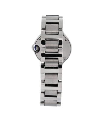  Ballon Bleu de Cartier Quartz Watch in Stainless Steel with Diamond Markers 28mm