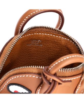 Bolide Shark Bag Charm Leather