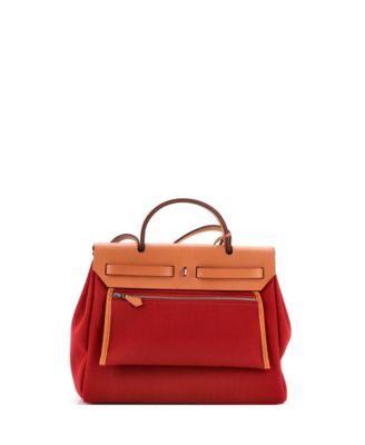 31 Herbag Zip Leather and Toile