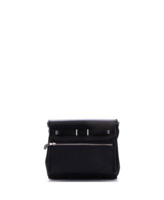 20 Herbag Zip Toile and Leather