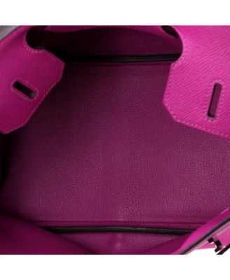 Birkin 30 Handbag Pink Epsom with Palladium Hardware