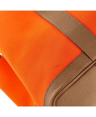 30 Garden Party Tote Toile and Leather