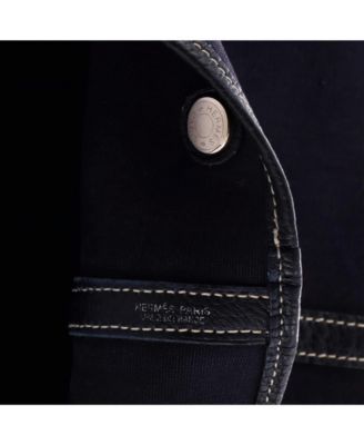 36 Garden Party Tote Toile and Leather