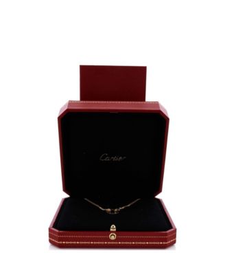  2 Diamonds Love Pendant Necklace 18K Gold and Diamonds, 16"