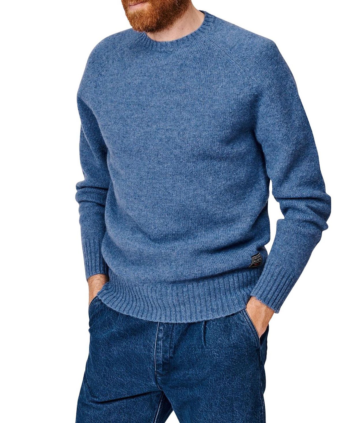 Aubin Prestwick Shetland Crew Neck Sweater