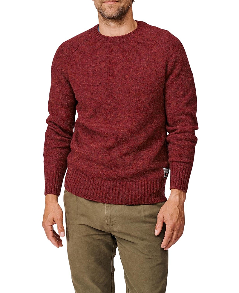 Aubin Prestwick Shetland Crew Neck Sweater
